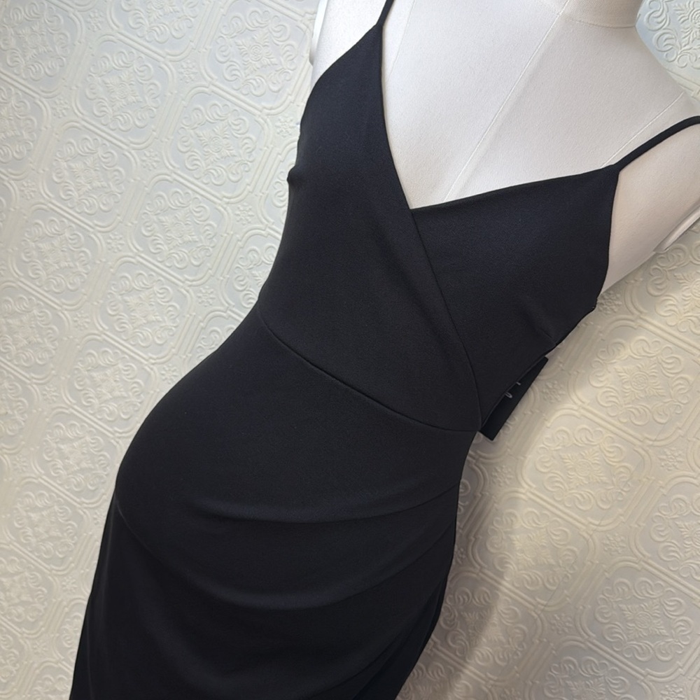 Lulu’s | All This Appeal Black Bodycon Midi Dress, Size XS, NWT - Picture 4 of 12